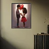 Diamond Painting -5D Full Square Drill Valentines Day Couple(35x45cm)