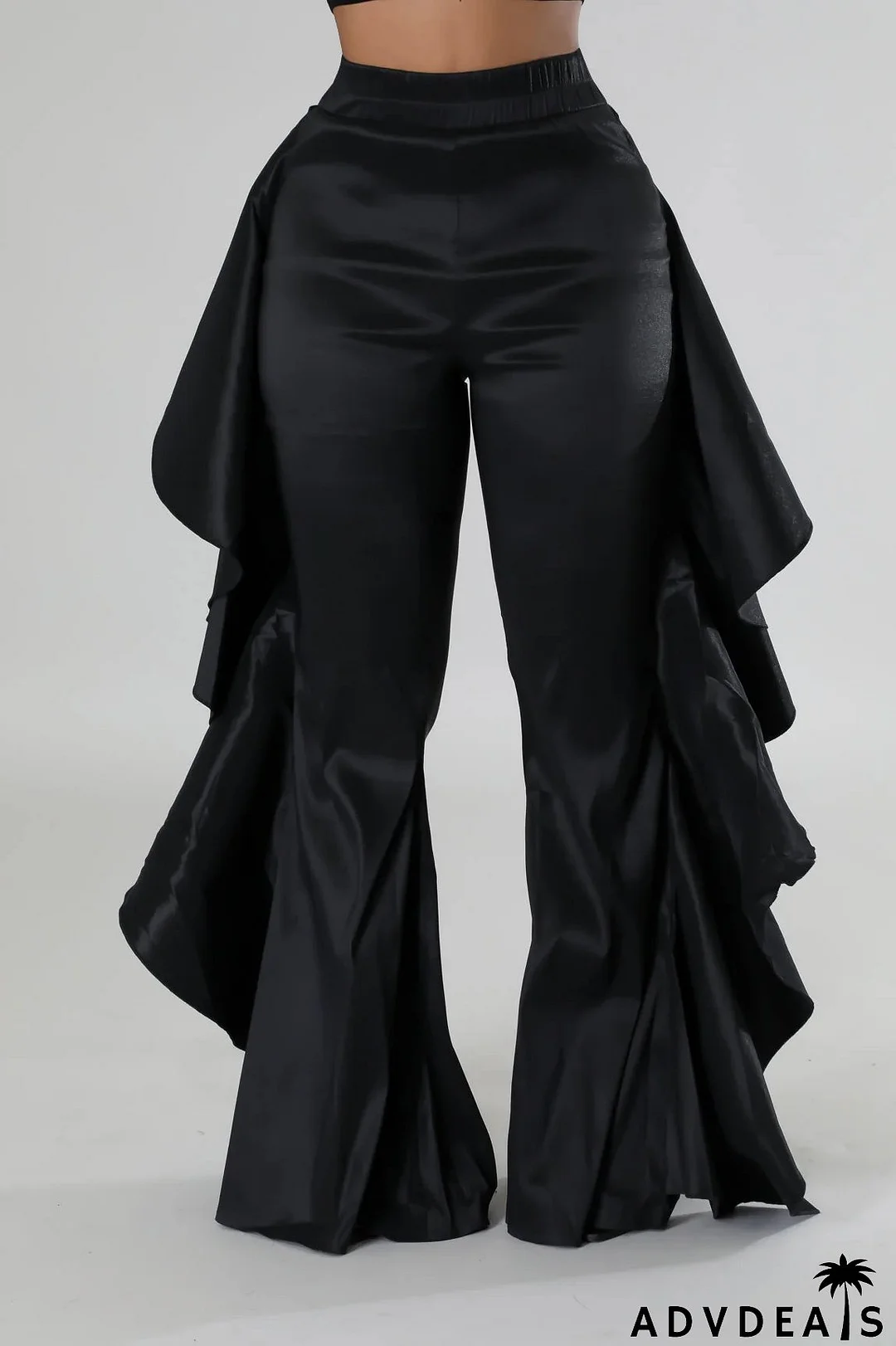 Women ruffle trousers