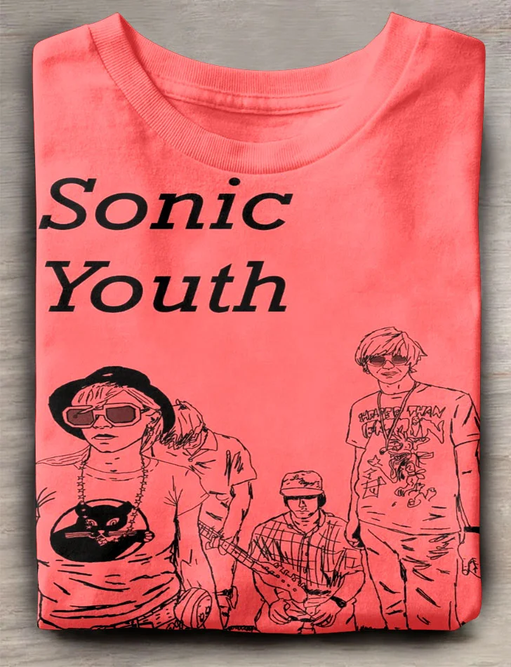 Teecade Teecade Sonic Youth Comic T-shirt