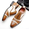 British Style Mens Oxford leather Shoes