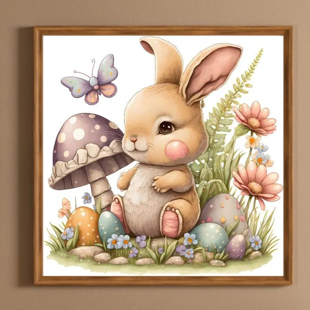 Full Round Diamond Painting 30*30cm - Bunny