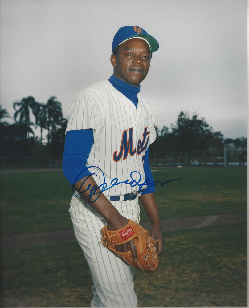 1962 original New York  Met Al Jackson autographed 8x10 color  Photo Poster painting