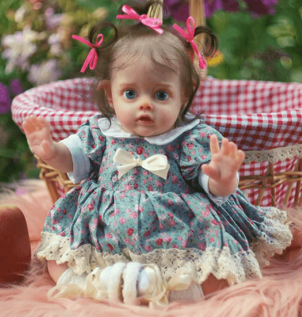  12'' Mini Dolores Lebensechte Reborn Baby Mädchen Puppe - RSDP-Rebornbabypuppen-Rebornbabypuppen.de