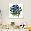 Flower - 9CT Partial Beaded Cross Stitch Kit(22x22cm)