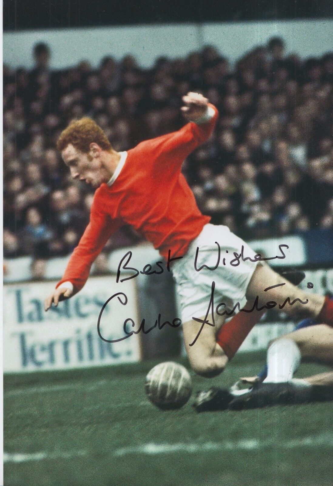 Carlo Sartori Hand Signed Manchester United 12x8 Photo Poster painting 2.