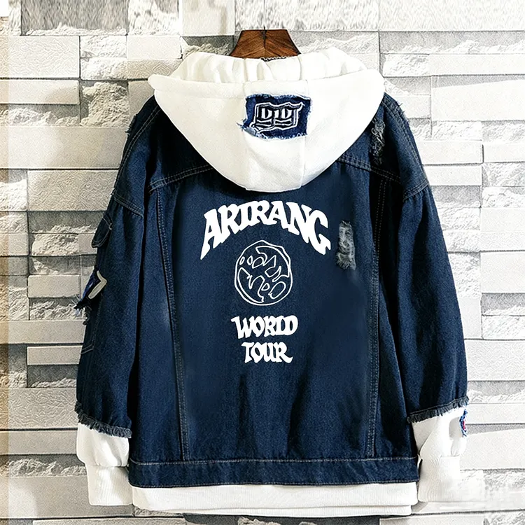 BTS Arirang World Tour Inspired Denim Jacket