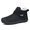 Unisex Winter Wide Thicken Plush Lightweight Waterproof Snow Boots
