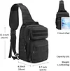Brusttasche Taktisch Umhängetasche Molle Schultertasche Militärisch Wasserdicht Chest Sling Pack Casual Crossbody Bag für Outdoor Armee Reisen Wandern Camping Jagd