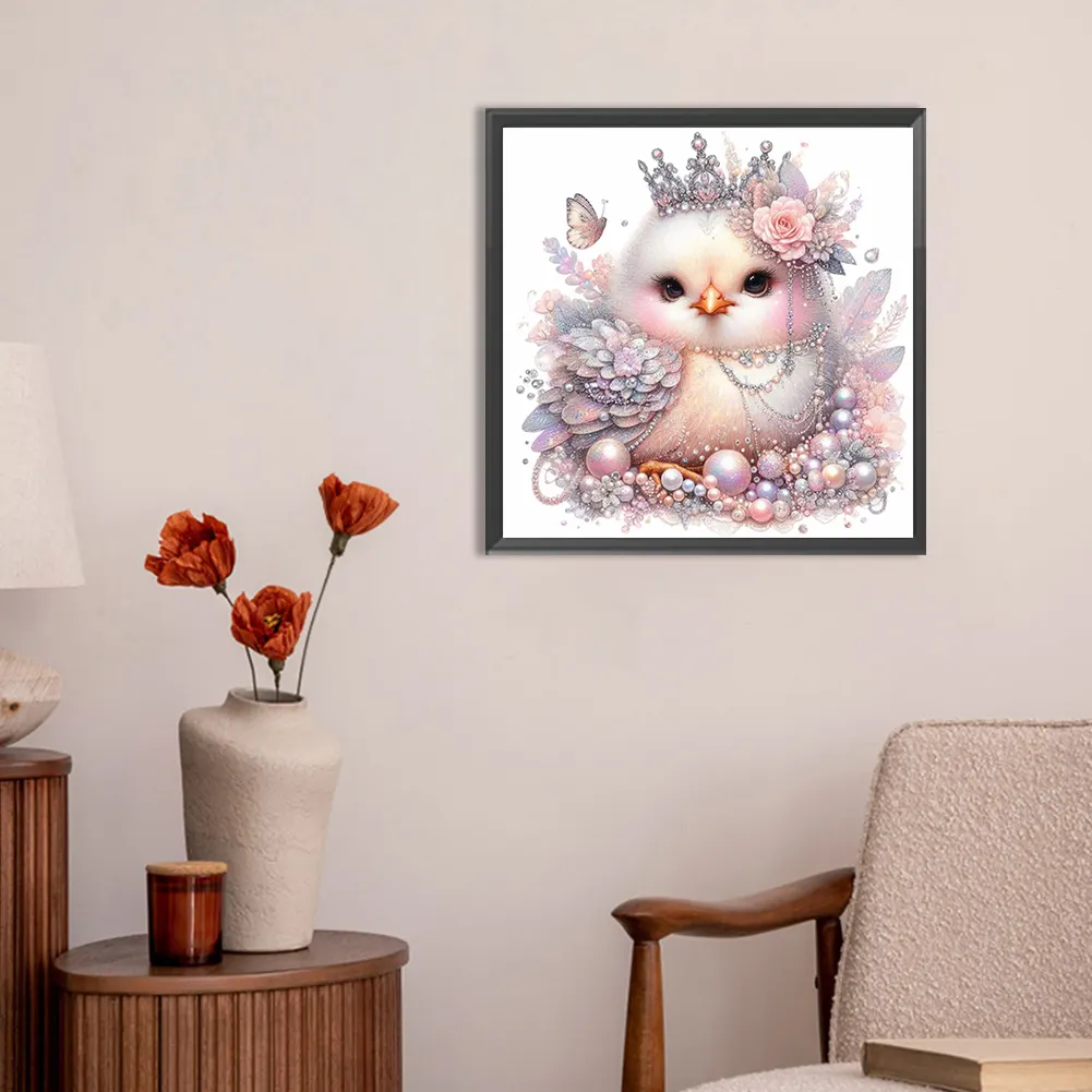 Full Round Diamond Painting 30*30cm - Bejeweled Chicken