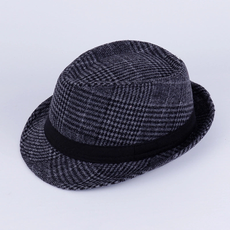 Autumn And Winter Available For Men And Women British Vintage Hat Fashion Gentleman Hat Jazz Hat Trendy Wool Small Top Hat