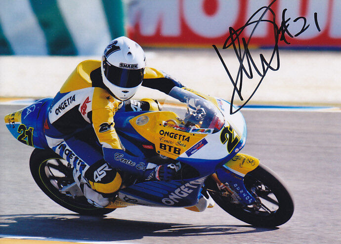 Harry Stafford Aprilia 125cc Signed Photo Poster painting 5x7 2011.