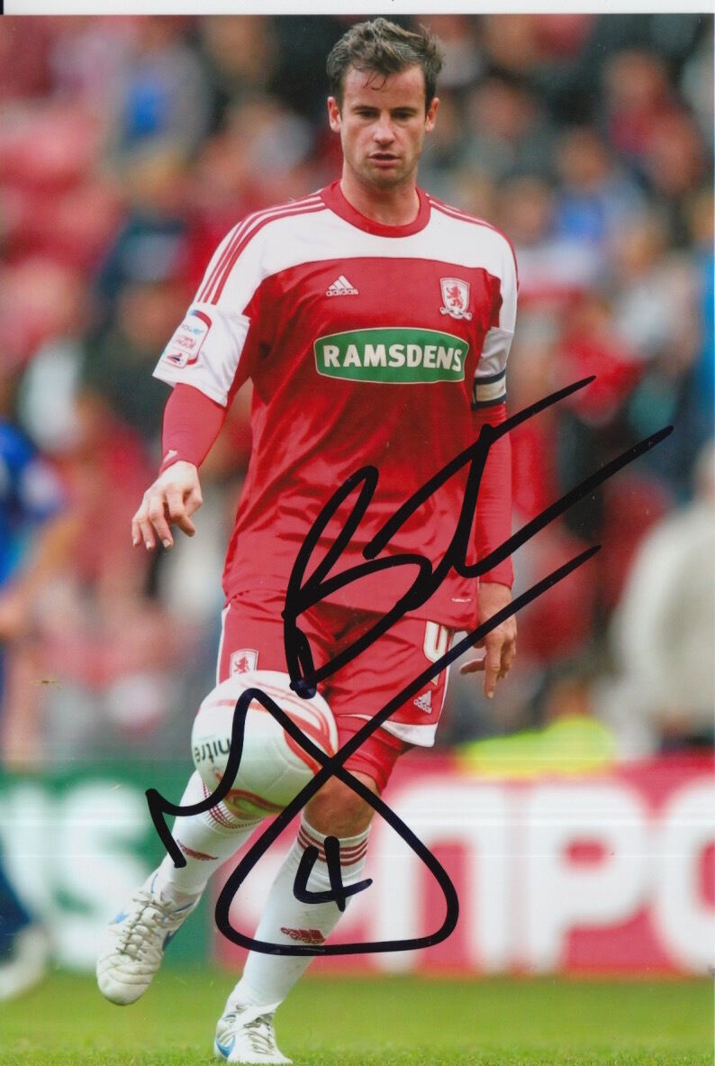 MIDDLESBROUGH HAND SIGNED MATTHEW BATES 6X4 Photo Poster painting 1.