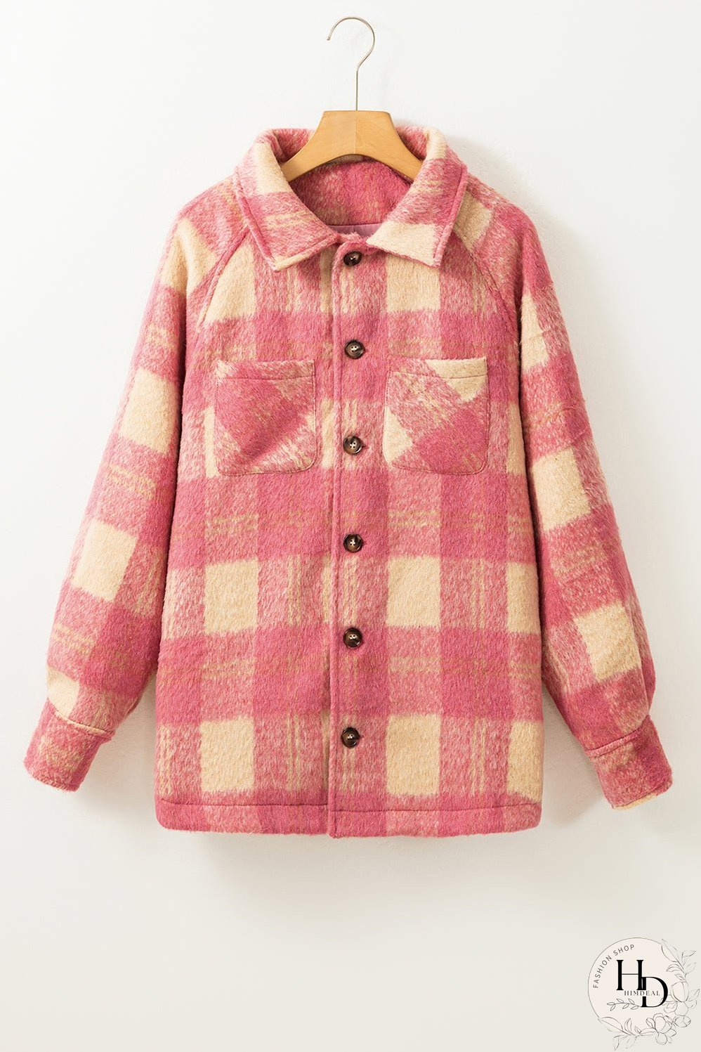 Stylish Plaid Shacket for Women