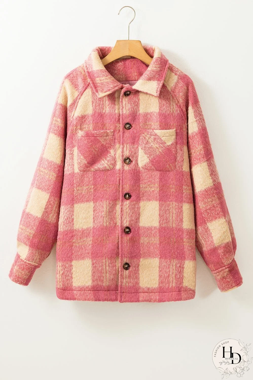 Stylish Plaid Shacket for Women