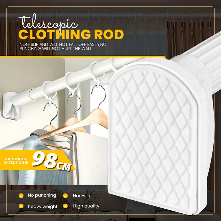 ✨Summer Big Sale ✨(ON SALE AT 50%OFF)Telescopic Clothing Rod