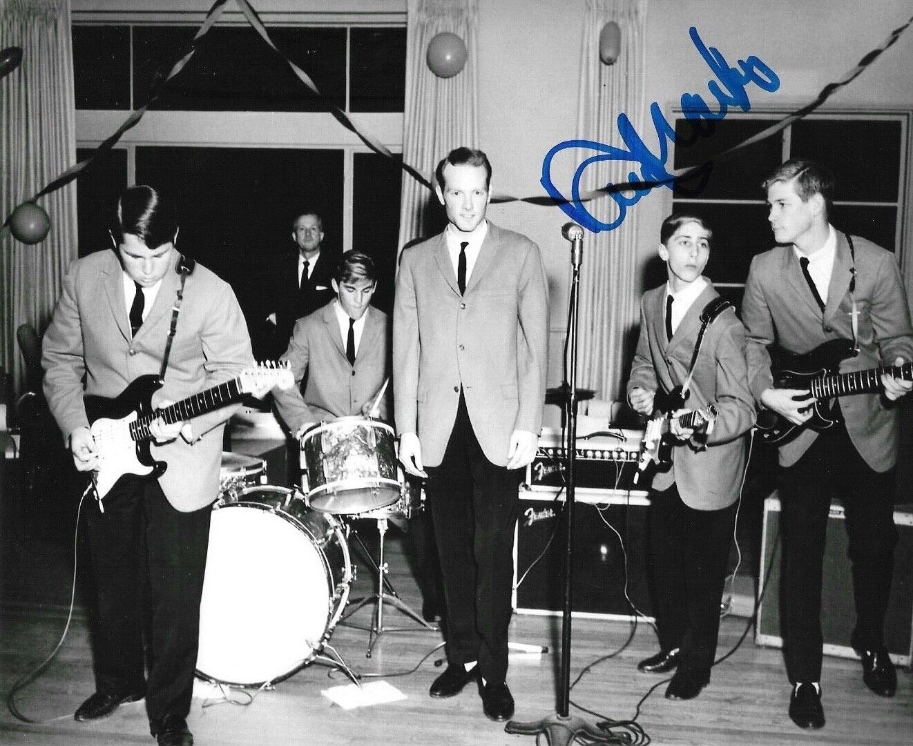 * DAVID MARKS * signed 8x10 Photo Poster painting * THE BEACH BOYS * COA * 10