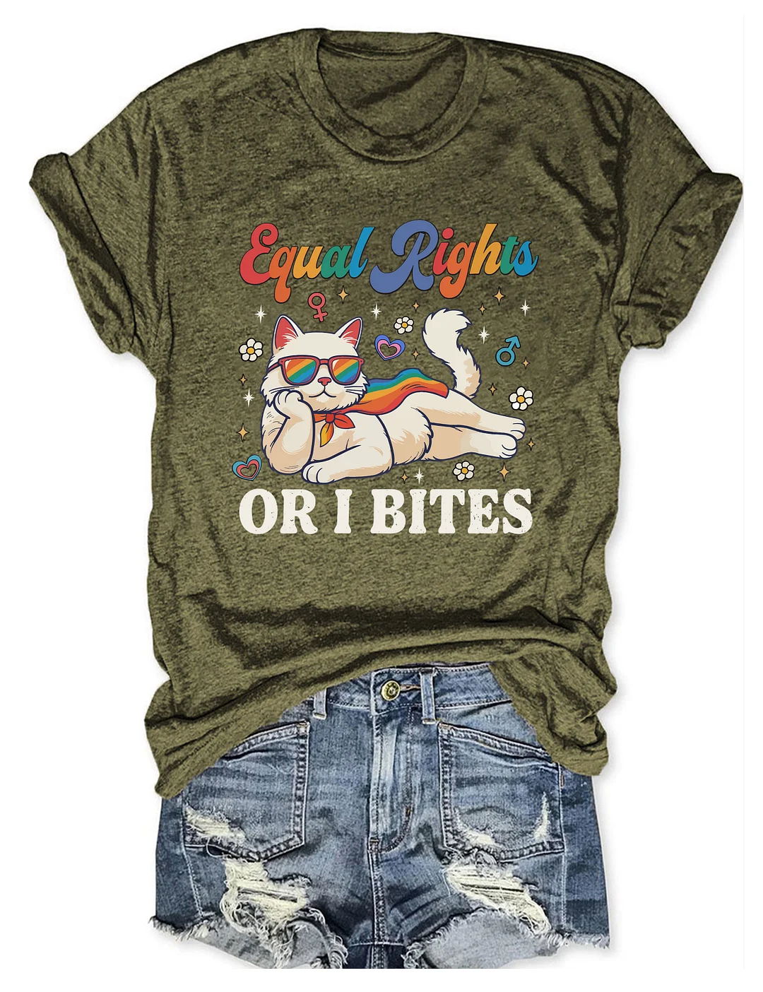 Equal Rights Or I Bites T-shirt