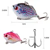 5pcs Plastic VIB Lures 4cm 8.8g Artificial Hard Bait for Bass Pike Perch Fishing