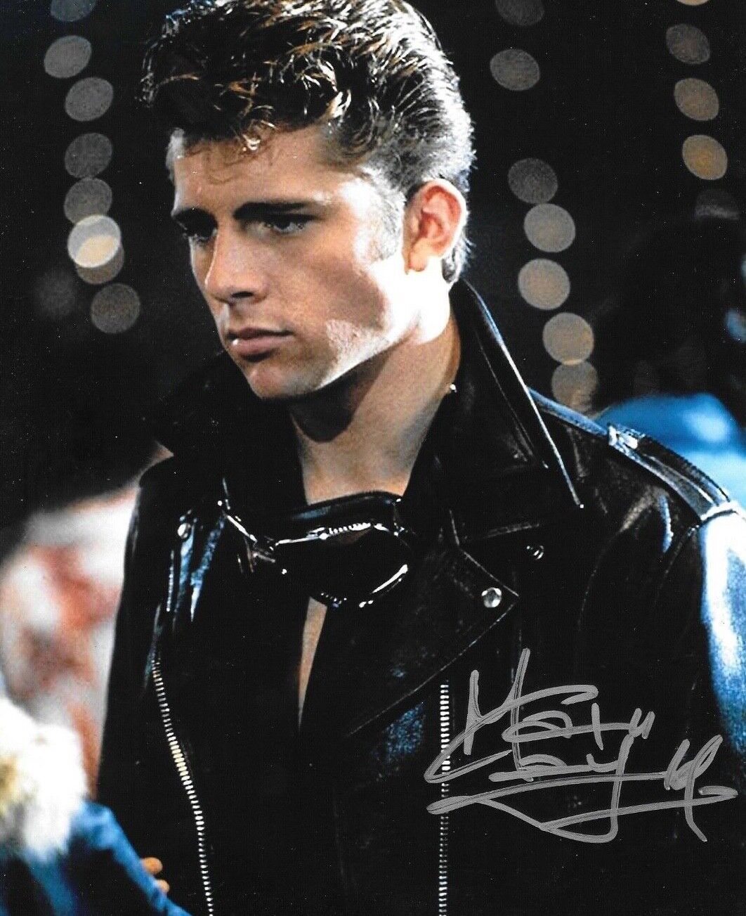 * MAXWELL CAULFIELD * signed 8x10 Photo Poster painting * GREASE 2 * COA * 6