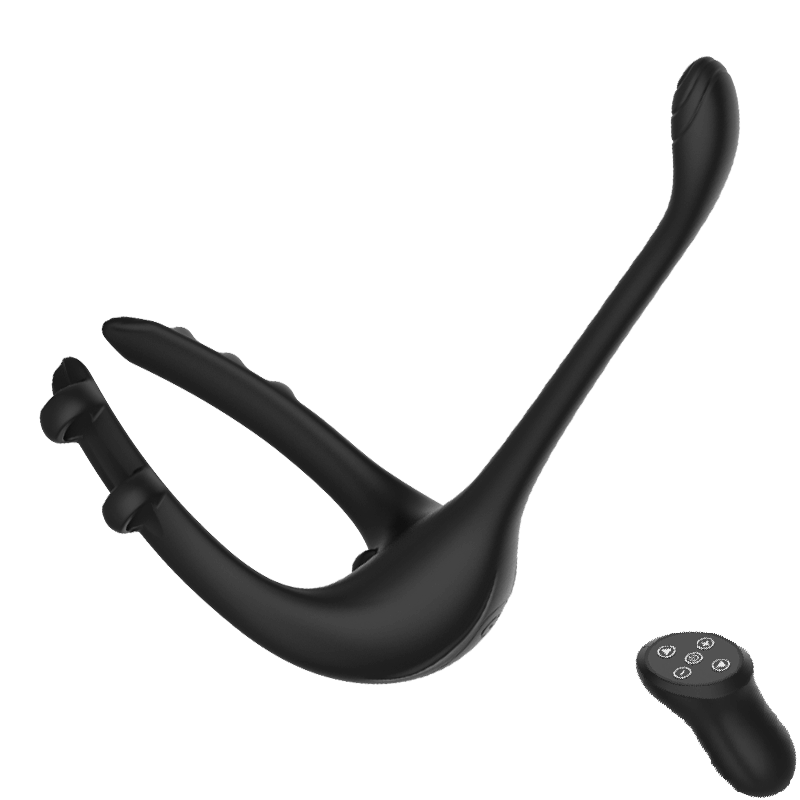 Tiffany-Cock Ring Perineum Stimulation Couple Vibrator