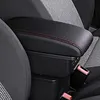 Car Armrest Box with USB Ports Seat Storage Box Fit for Honda Fit Jazz 2008-2013
