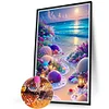 (40*60cm)Seaside Fantasy Shells - Full Round Drill Diamond Painting
