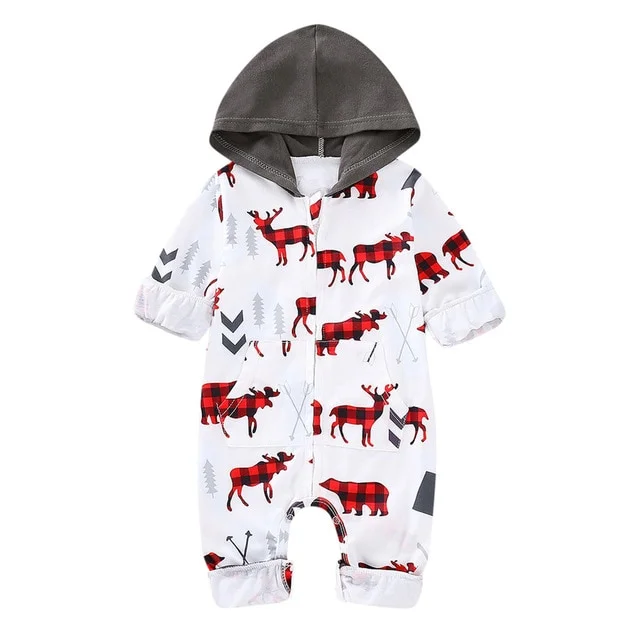 new born baby clothes baby boy romper winter clothes costume romper onesie disfraz bebe hallowe Christmas Santa Cartoon 6-24m