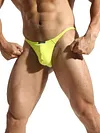 Mens T-Back Thongs Sexy Low Rise G-String Briefs Bulge Pouch Underwear