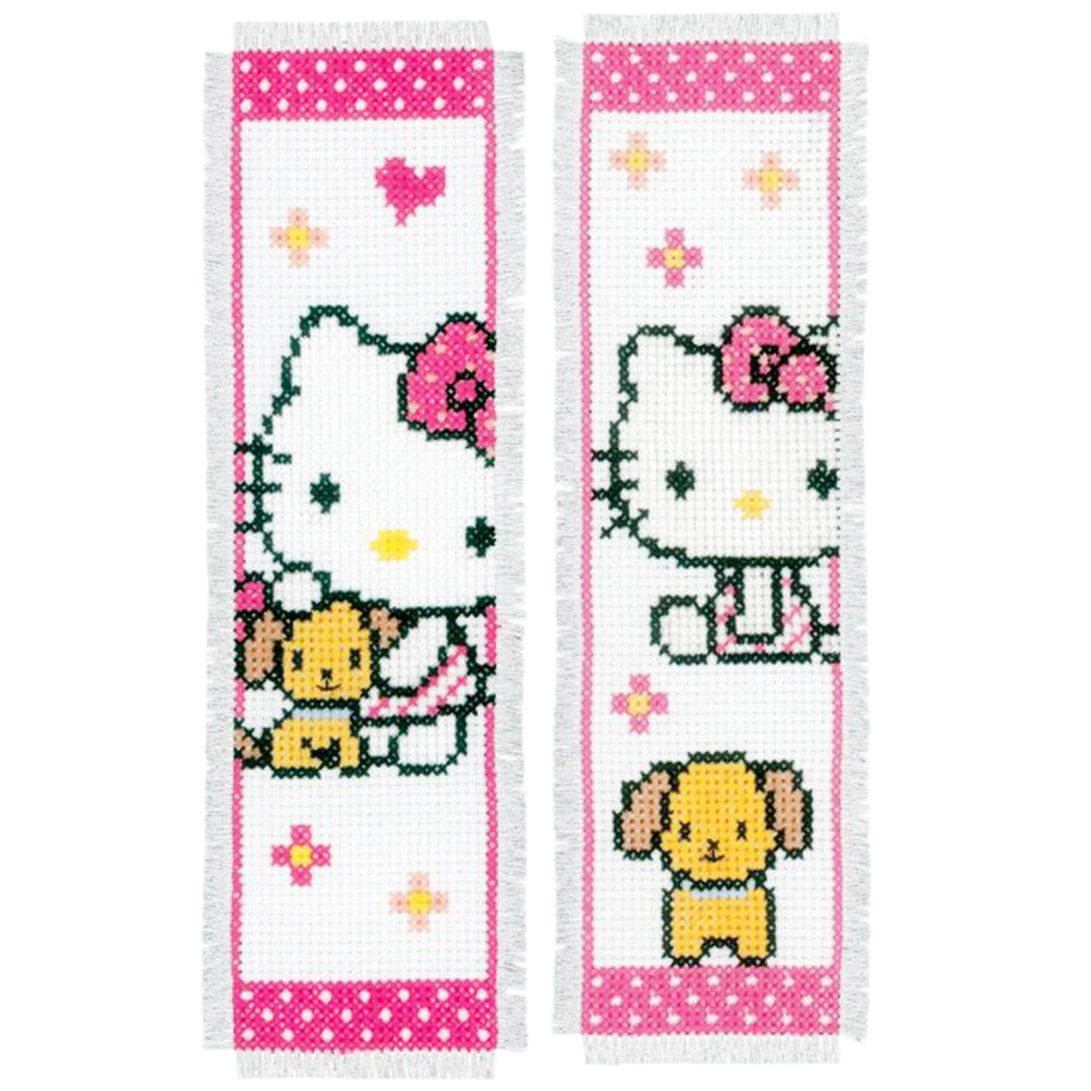 14CT Counted Cross Stitch Kits Bookmark DIY Animals Page (Bookmarks-XJL031)