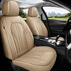 MINGBRON Car Seat Covers,Car Seat Protector Waterproof,Seat Covers Front, Car Seat Protectors,Automotive Seat Covers Fit for Most Cars Beige