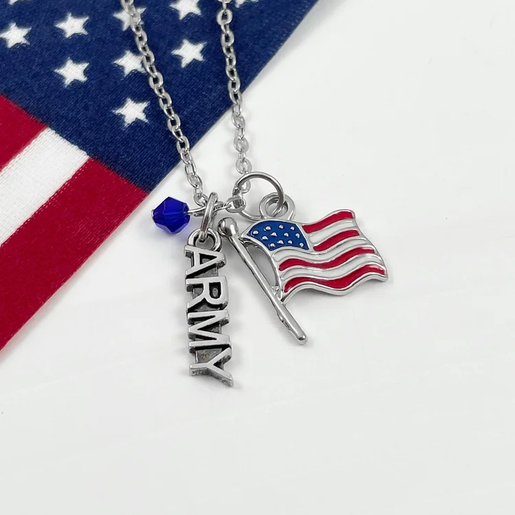 American Army Necklace