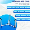 [US Local Warehouse] Universal Bicycle Wheel Truing Weaving Stand Adjustable Bicycle Wheel Lacing Tool Rim-Safe & Foldable Spoke Holder for Efficient Repair and Spoke Braiding