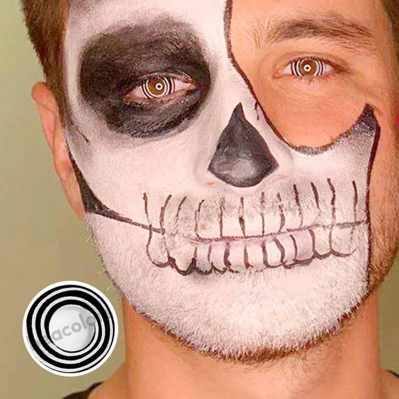 Beacolors Black&White Spiral  Halloween
