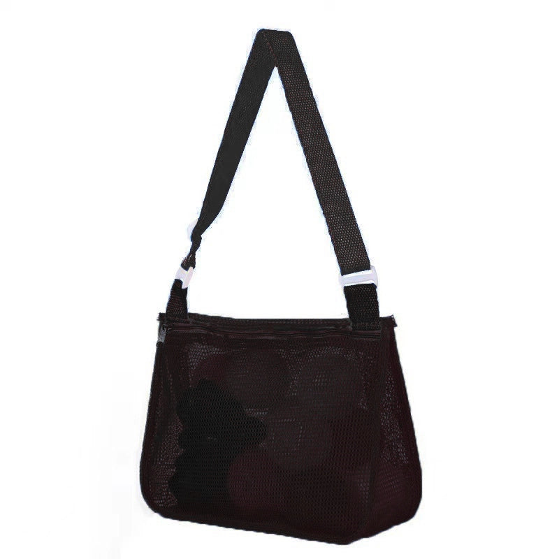 New Color Matching Children’s Toy Bag Shell Storage Bag Travel Beach Bag Hollow Transparent Beach Bag