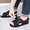 Unisex Adjustable Widened Lightweight Slippers Shoes for Elderly Diabetic Swollen Feet Sandals