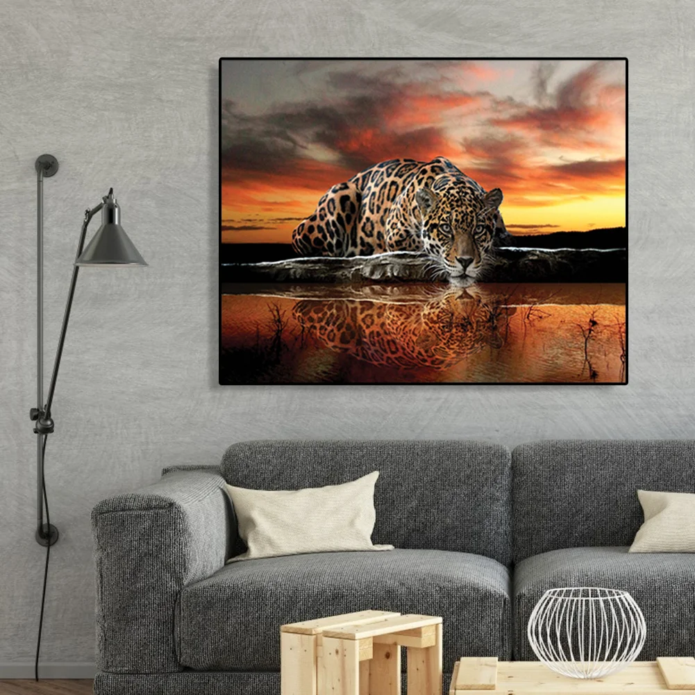 Lonely Leopard - Paint By Number(50*40cm)