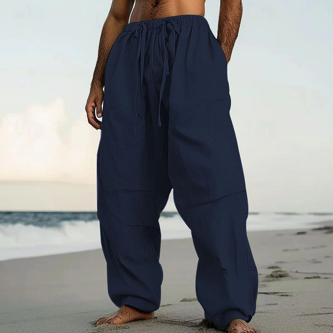 Outdoor Trend Casual Beach Straight Leg Pants Vegan Comfortable Everyday Pants