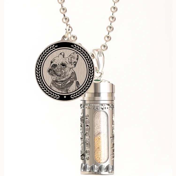 Pet Fur Tooth Ashes Storage Commemorative Pendant 1