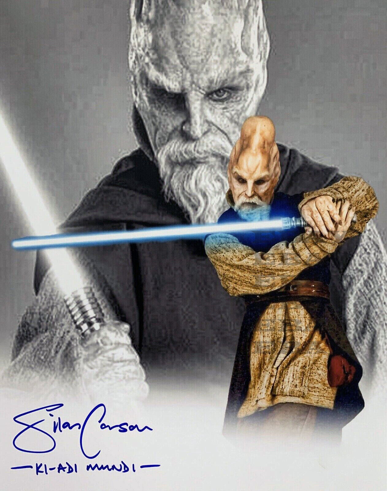 SILAS CARSON JEDI KI ADI MUNDI STAR WARS Autographed Signed 8x10 Photo Poster painting Reprint