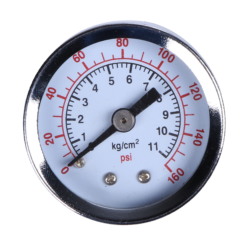 

Air Compressor Hydraulic Pressure Gauge 1.5\\\ Face Back Mount 1/8\\\ NPT 160PSI, 501 Original