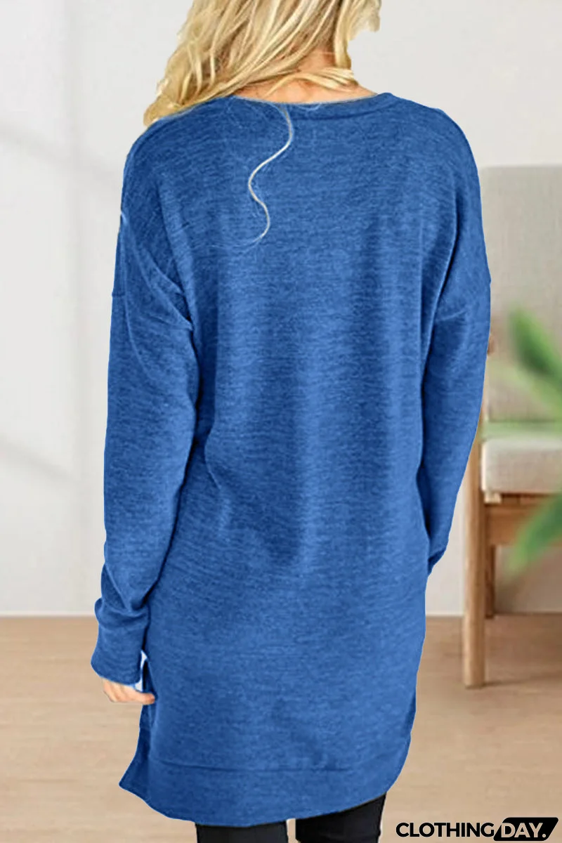 Casual Solid Solid Color V Neck T-Shirts