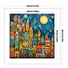 Colored Houses-14CT Stamped Cross Stitch 40*40cm/15.75*15.75in tapestrymarket