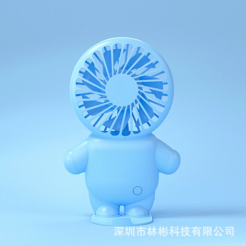 New Kitty Portable Mini Small Fan Student Handheld Small Fan Internet Celebrity Desktop USB Pocket Electric Fan