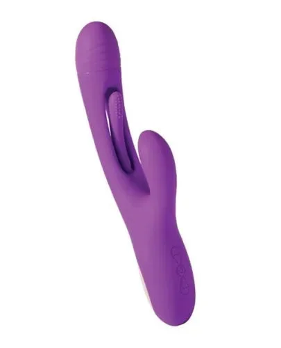 pornhint Pornhint BORA G-SPOT TAPPING RABBIT VIBRATOR TRIPLE STIMULATION RECHARGEABLE VIBE