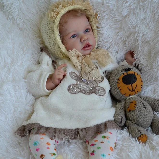  12 '' Realistische süße wiedergeborene Babypuppe Kayla - RSDP-Rebornbabypuppen-Rebornbabypuppen.de