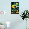 Abeille Et Fleur-Drille Ronde Peinture Diamant-30*45CM