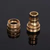 2 Pcs Faucet Fitting Brass Tap Quick Connector for Garden Tubing Car Washer Pipe