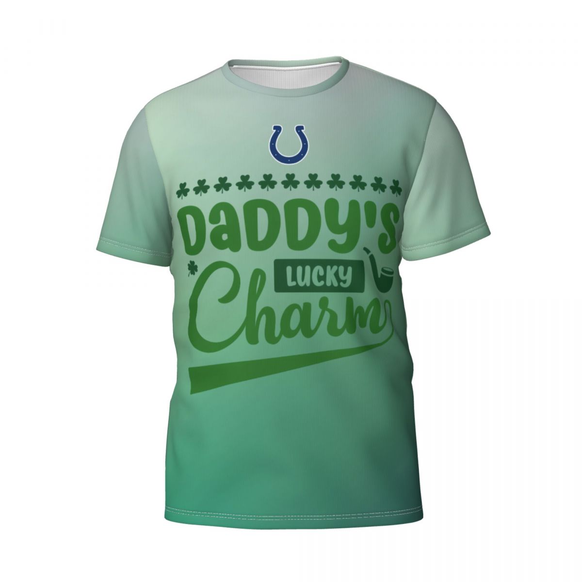 Indianapolis Colts Dad's Lucky Charm Printed Men's T-Shirt