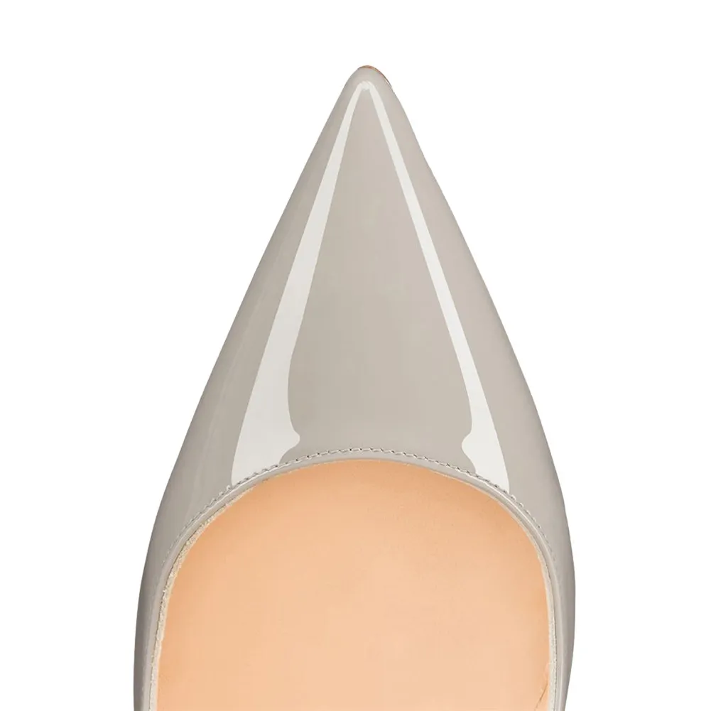 120mm Women's Party Daily Patent Pumps-vocosishoes