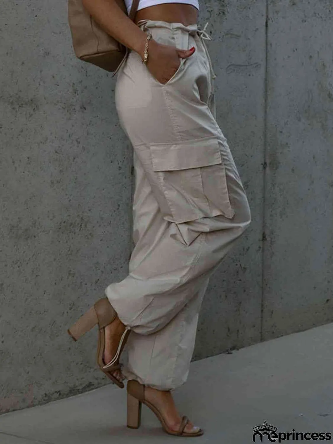 Drawstring Pants with Pockets
